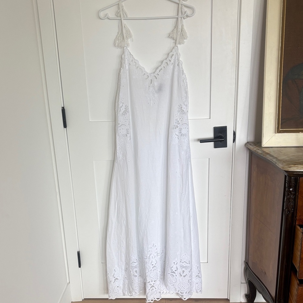 Theory White Maxi Dress